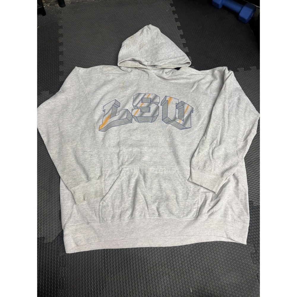 Discus Athletic FGCU Hoodie Men's XL Grey Cotton Blend Pullover Sweatshirt